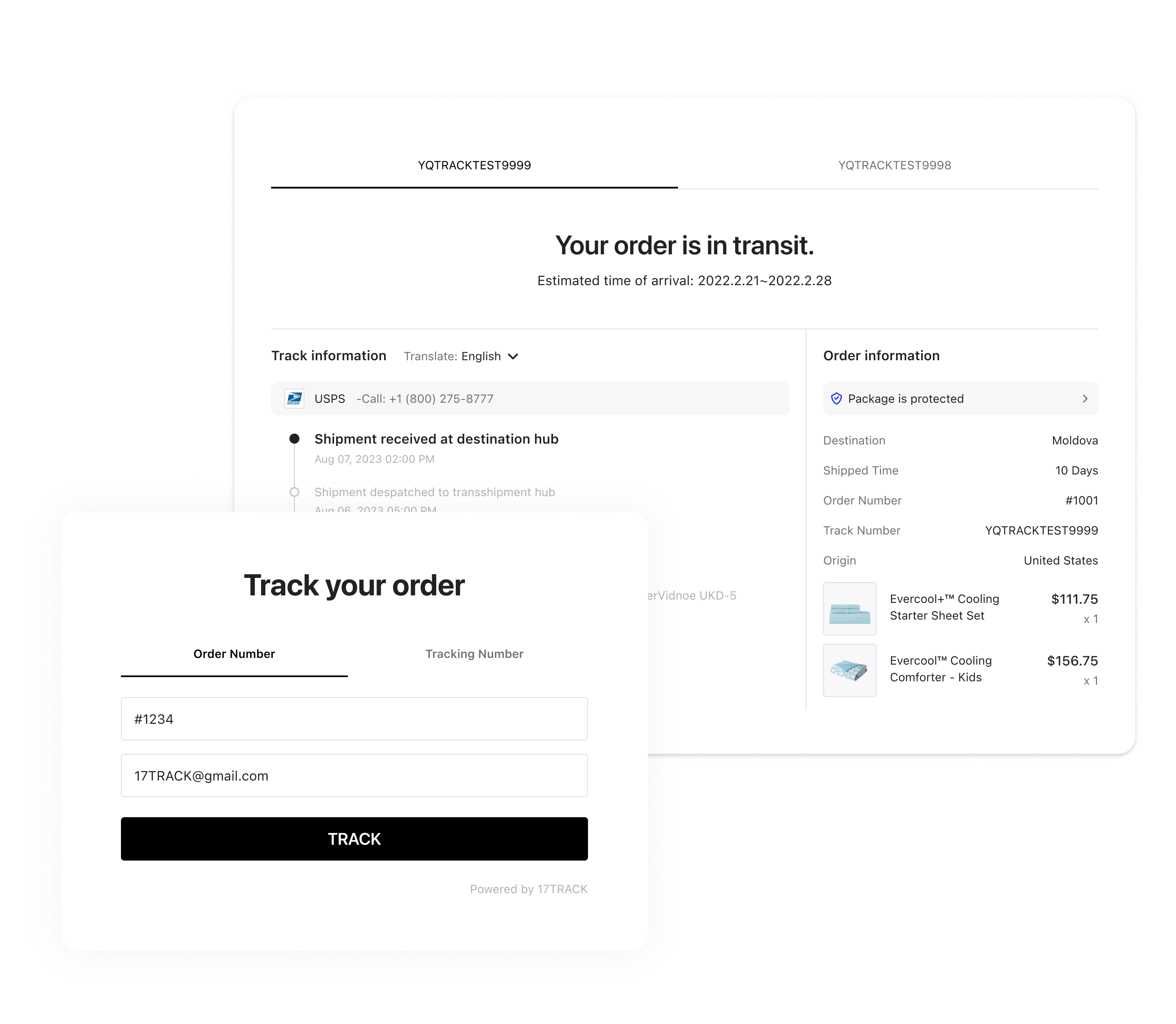 Universal Parcel Tracking - Global Package Tracking